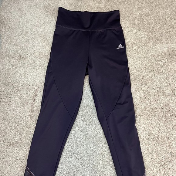 Adidas AEROREADY purple leggings - Picture 2 of 6